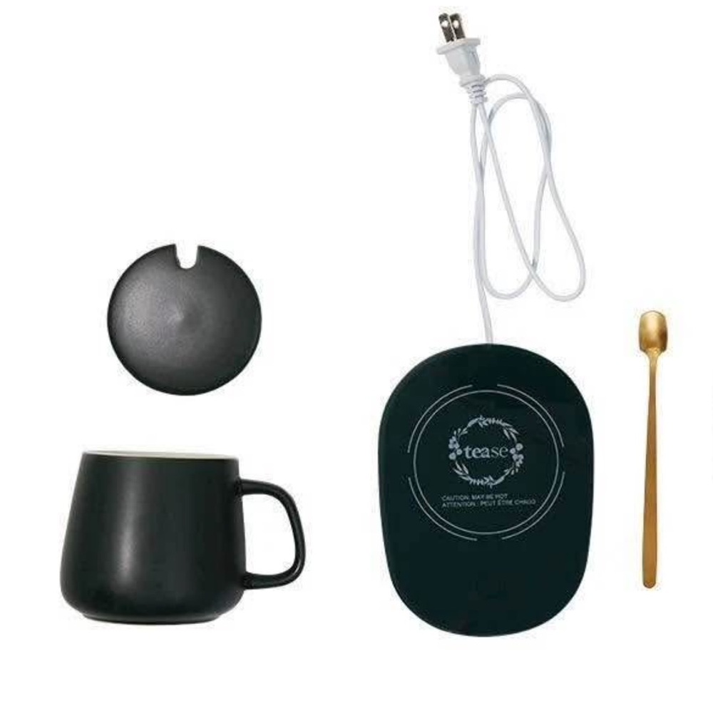 Tease Tea Warmer, Mug with Spoon
